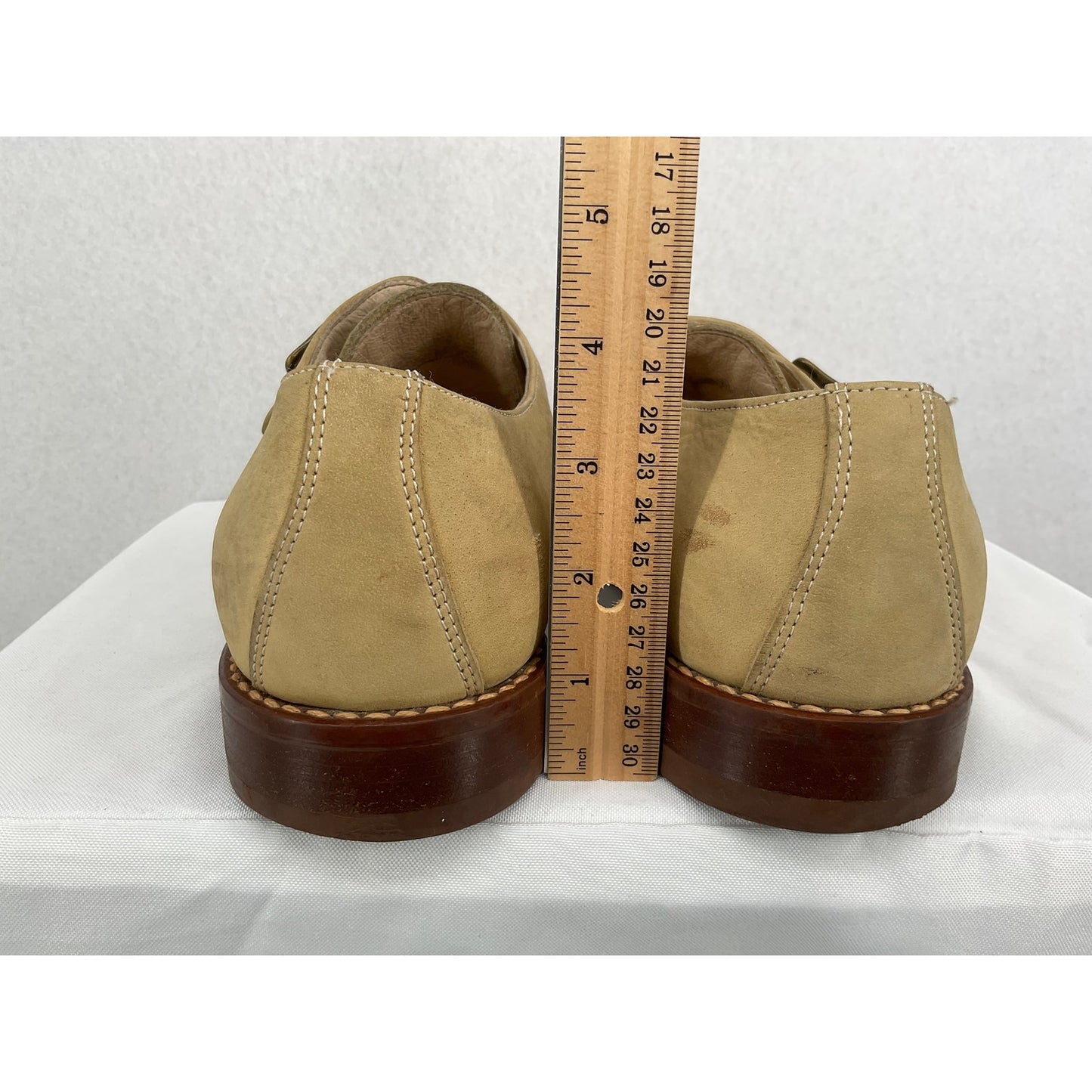 Luca Bossi Brogue Single Monk Strap Men's Business Office Shoes 44 (10-10.5)