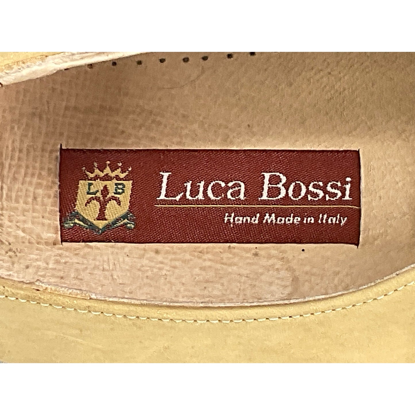 Luca Bossi Brogue Single Monk Strap Men's Business Office Shoes 44 (10-10.5)