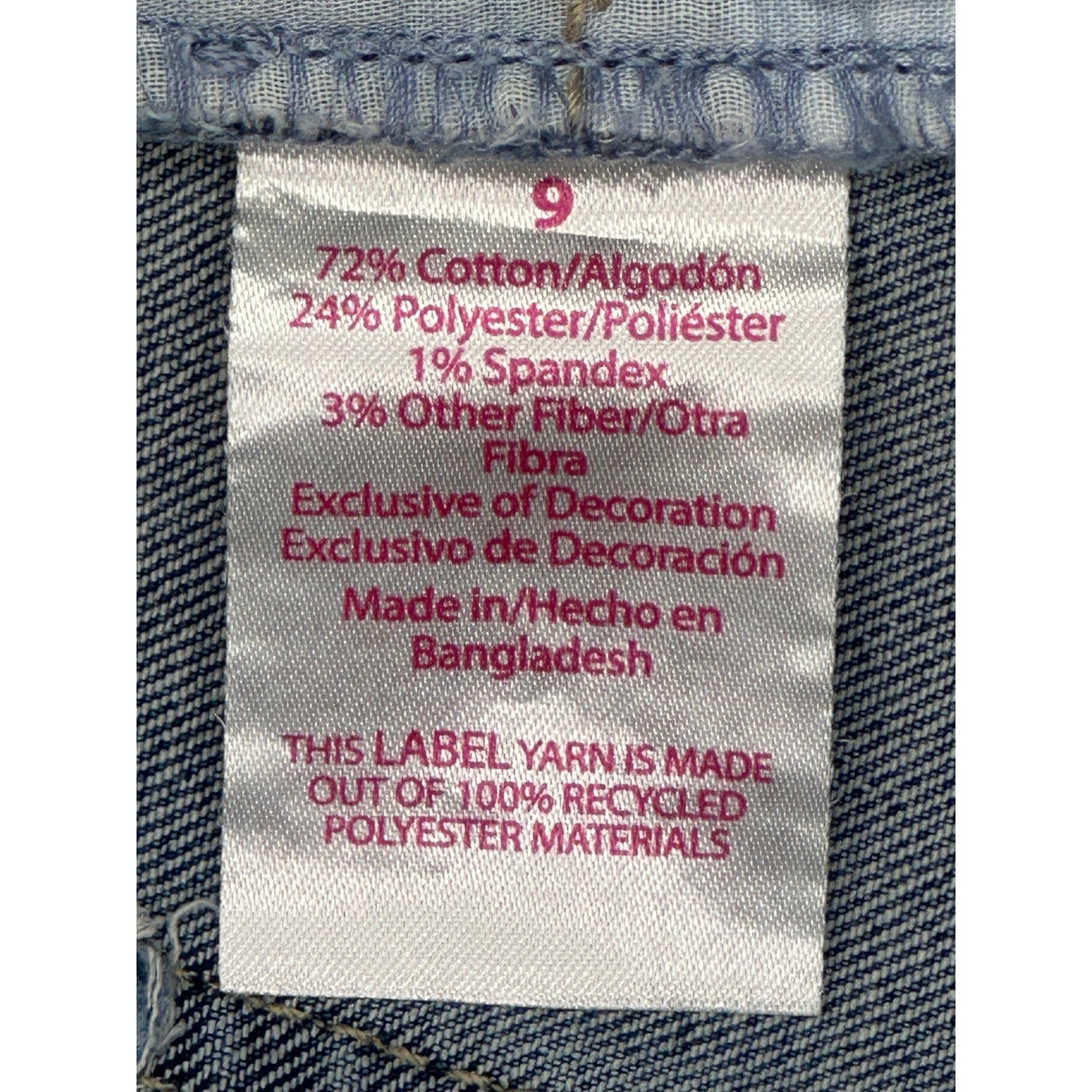 No Boundries Shorts Mid Rise Flower Print Frayed Hem Stretch Size 9 NWOT
