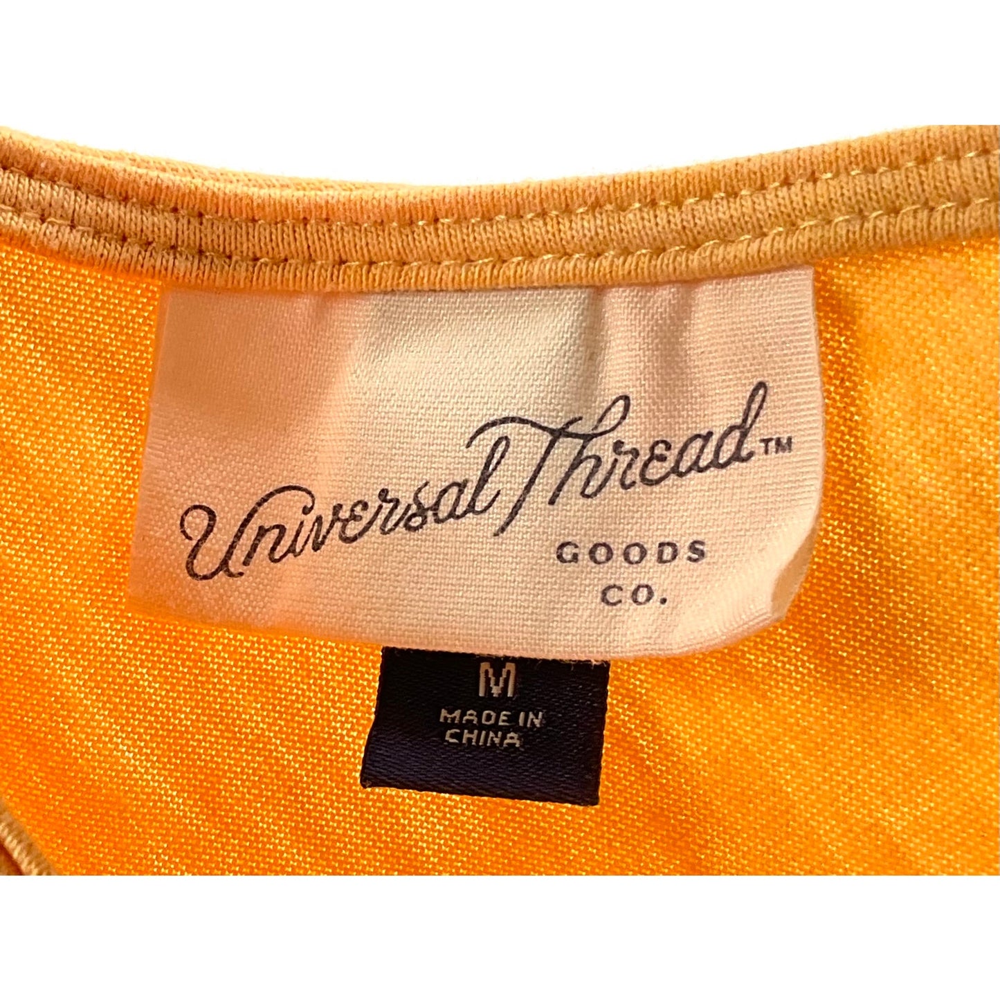 Universal Threads Mustard Yellow Button Up Tank Top M