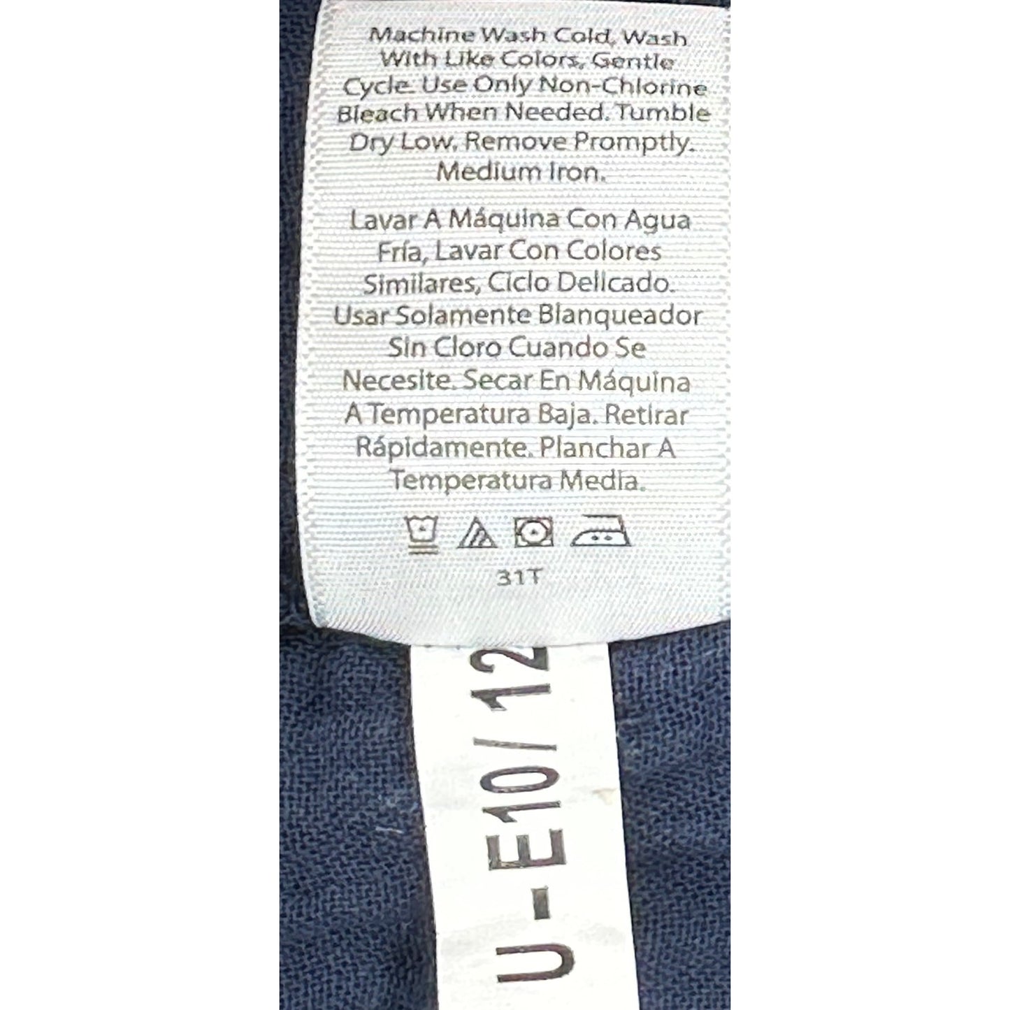 Time and Tru Blue Gauze Tiered Dress M (8-10)