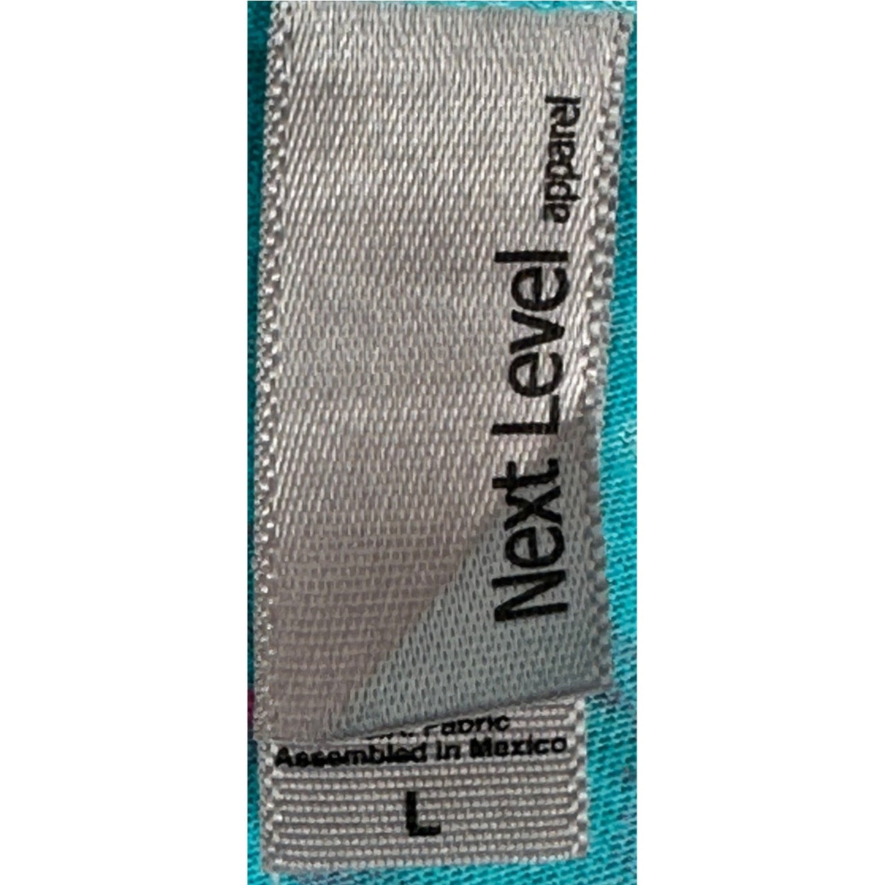 Next Level Apparel Teal Strong Is Beautiful Racer Back Top Weightlifting Gym  L