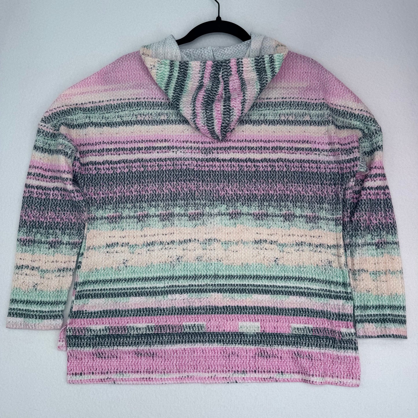 Multicolor Striped Hoodie S