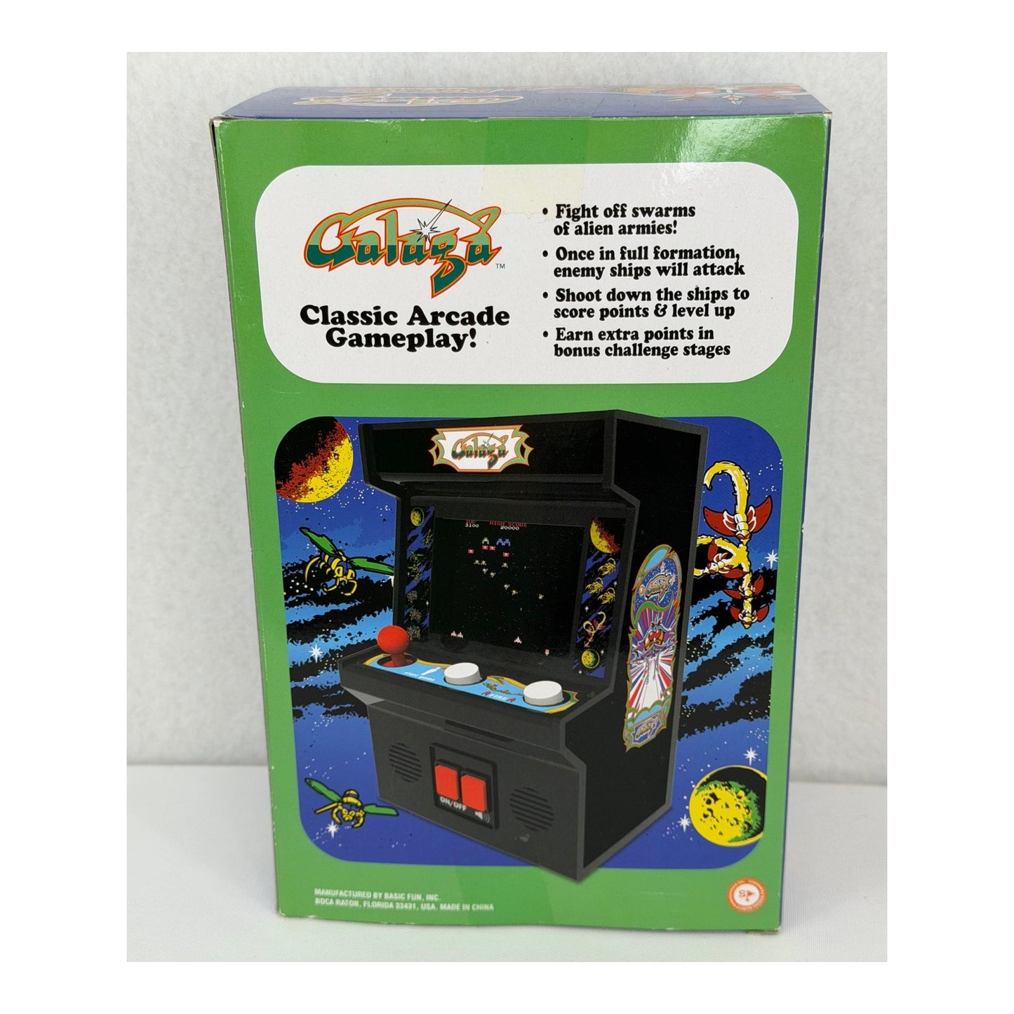 Arcade Classics Galaga Retro Mini Midway Classic Arcade Game 2018 New In Box