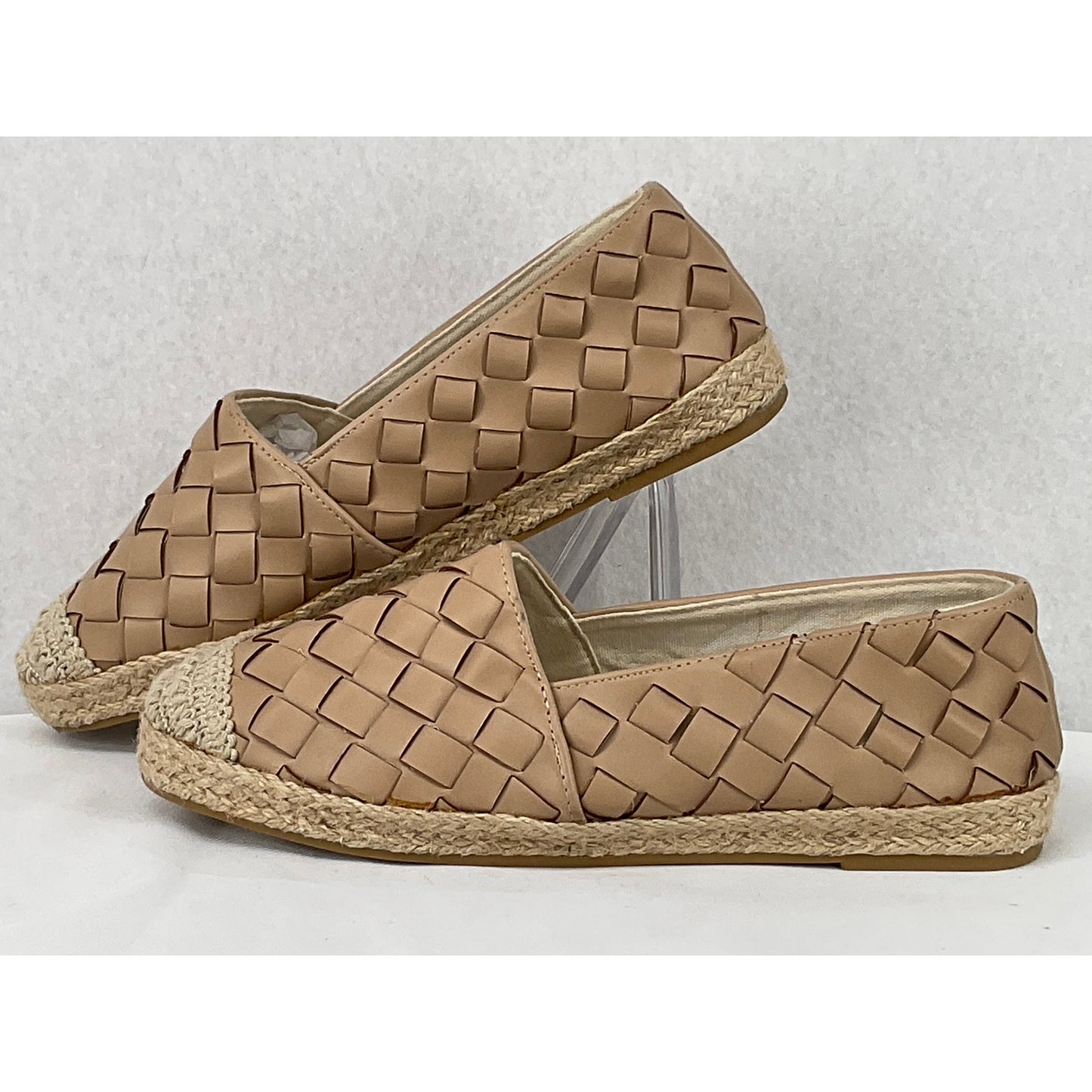 Alexis Bendel Khali Tan Woven Espadrilles Flats Slip On 7.5W