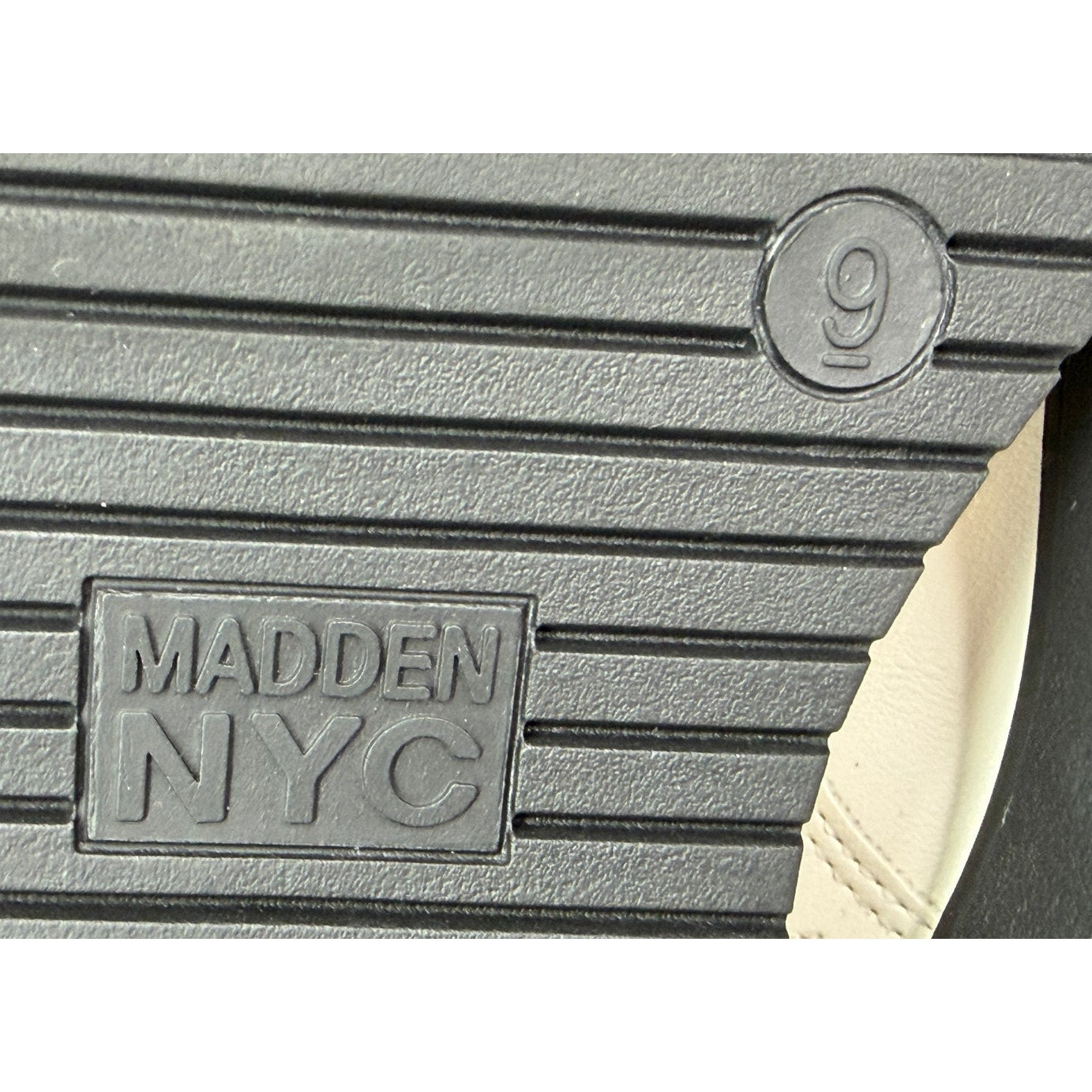 Madden NYC White Moto Combat Boots Lace Up Side Zip Lug Chunky Boots 9