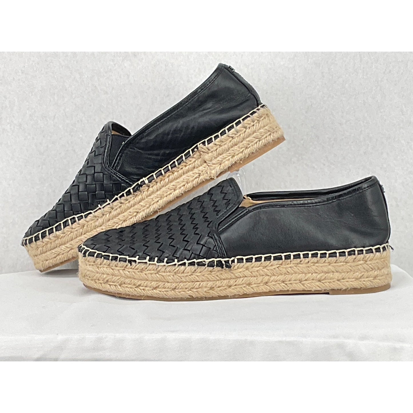 Sam Edelman Catherine Espadrille Black Slip On 8M