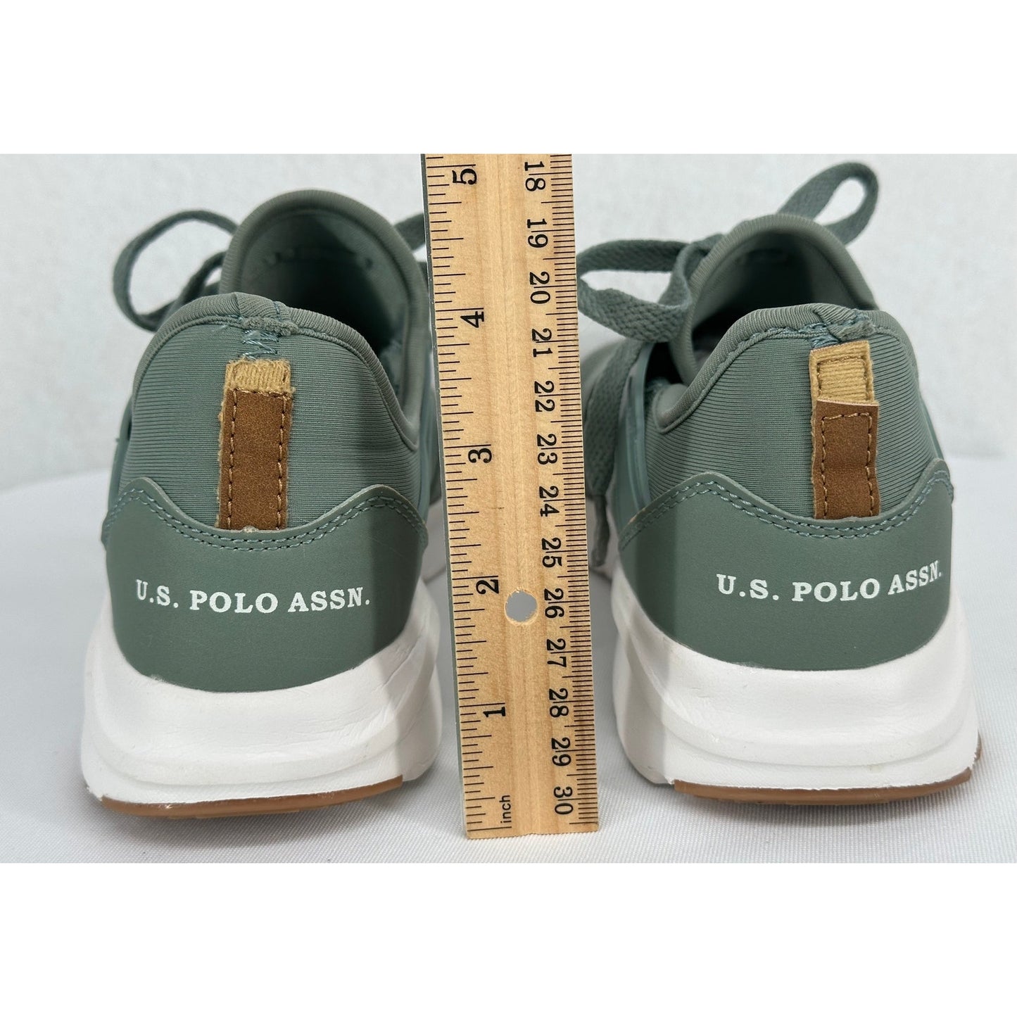 US Polo Assn Women's Green Mesh Sneakers Tennis Shoes Runners 7