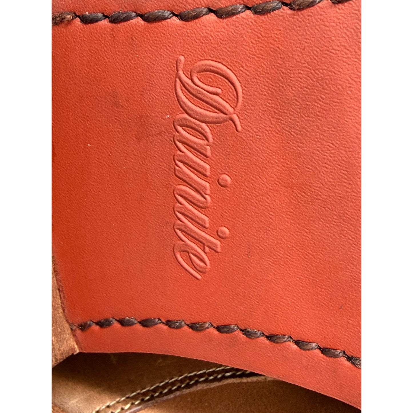 Allen Edmonds Cap Toe Derby Oak Street Brown Leather Dainite Rubber Soles 9.5