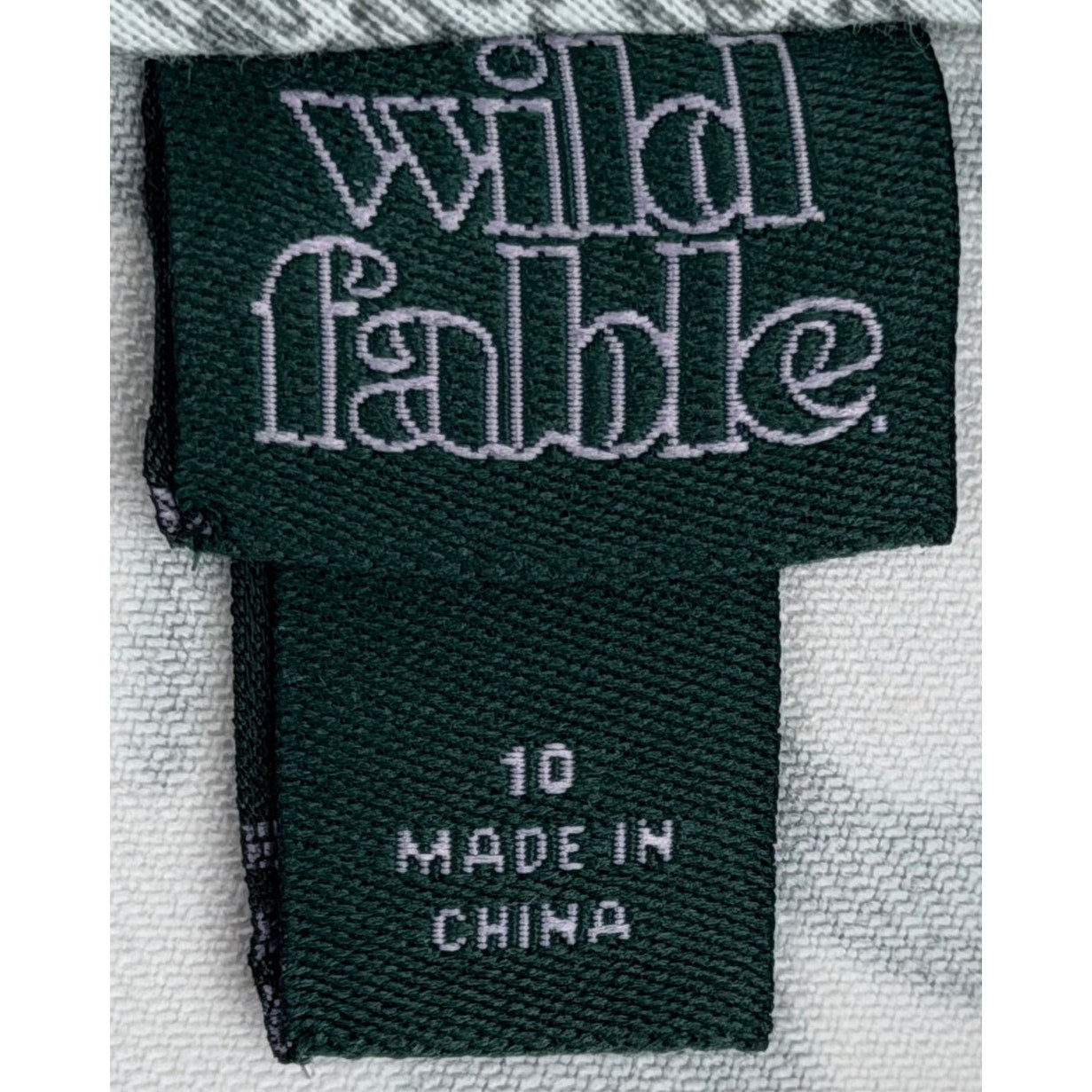 Wild Fable Black White Floral Tropical Hawaiian Beach Print Mini Skirt 10