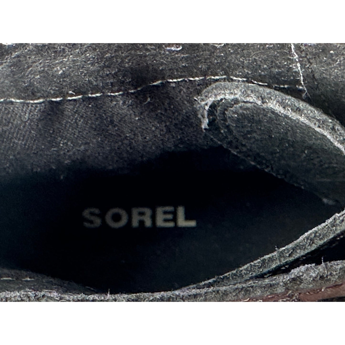 Sorel Cate Lace Up Black Bootie Waterproof Leather Boots 8.5 NL3385-010