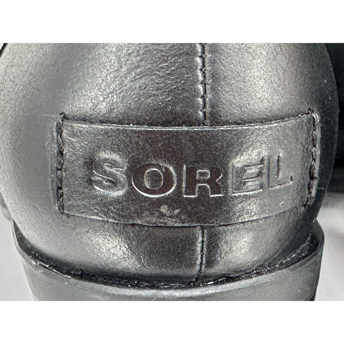 Sorel Cate Lace Up Black Bootie Waterproof Leather Boots 8.5 NL3385-010