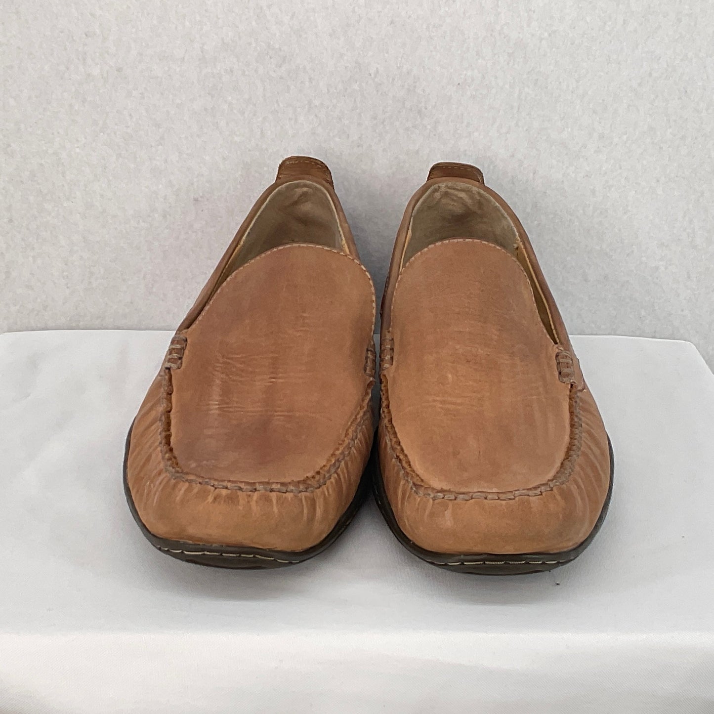 H.S. Trask Brown Leather Moccasins size 9.5M