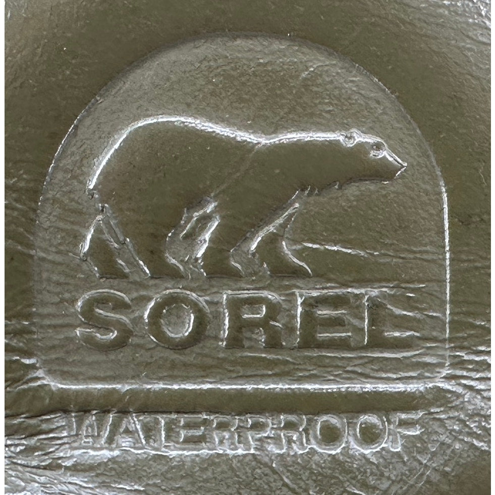 Sorel NWOT Green Black Out and About Waterproof  Duck Boots Fall Winter 7.5
