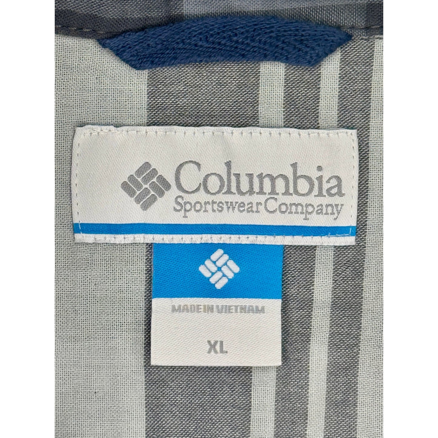 Columbia Plaid Button Long Sleeve Gray XL Shirt