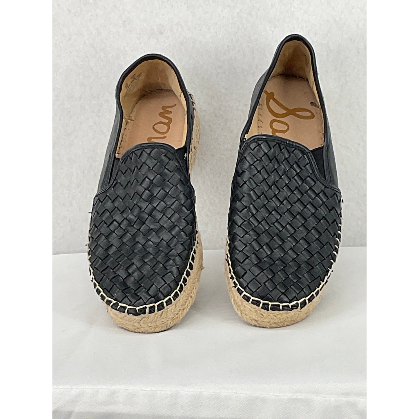 Sam Edelman Catherine Espadrille Black Slip On 8M