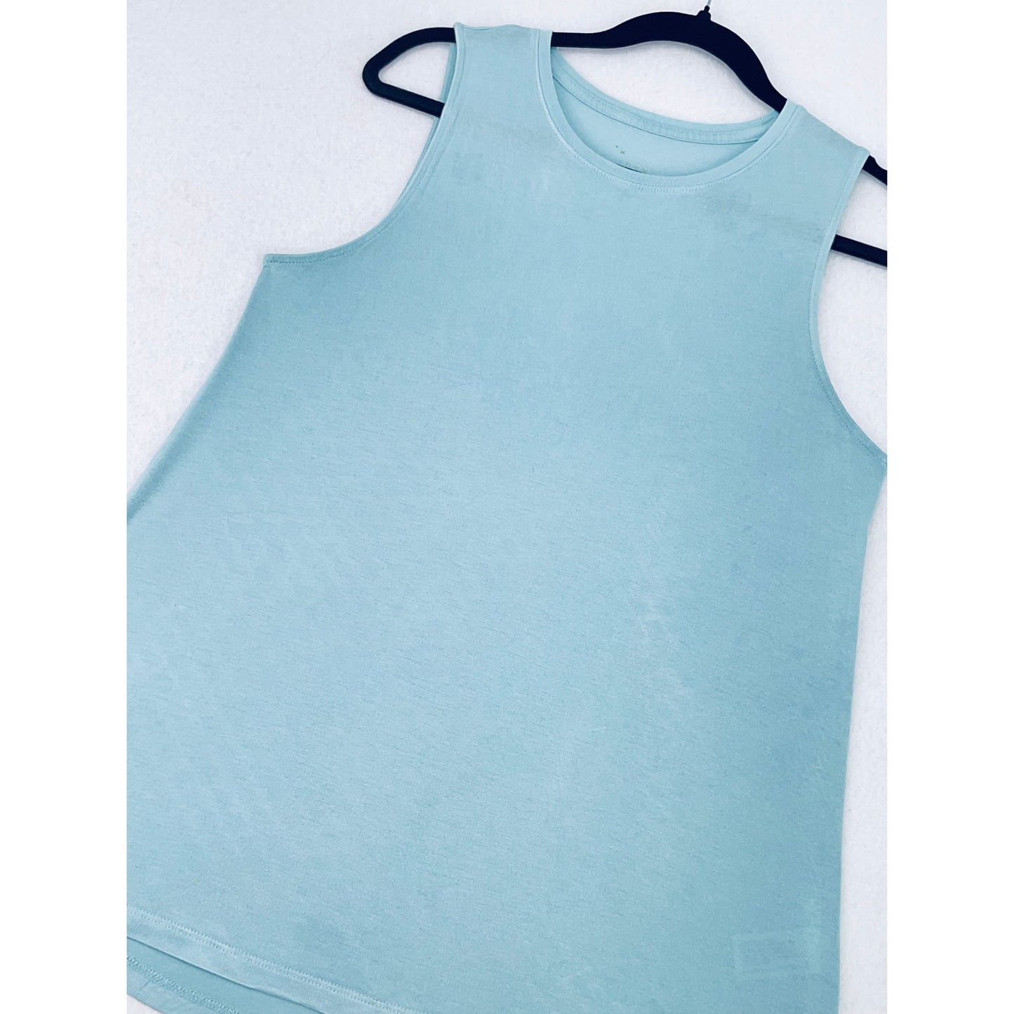 A New Day Light Blue Sleeveless Summer Vacation Beachy Casual Tank Top M
