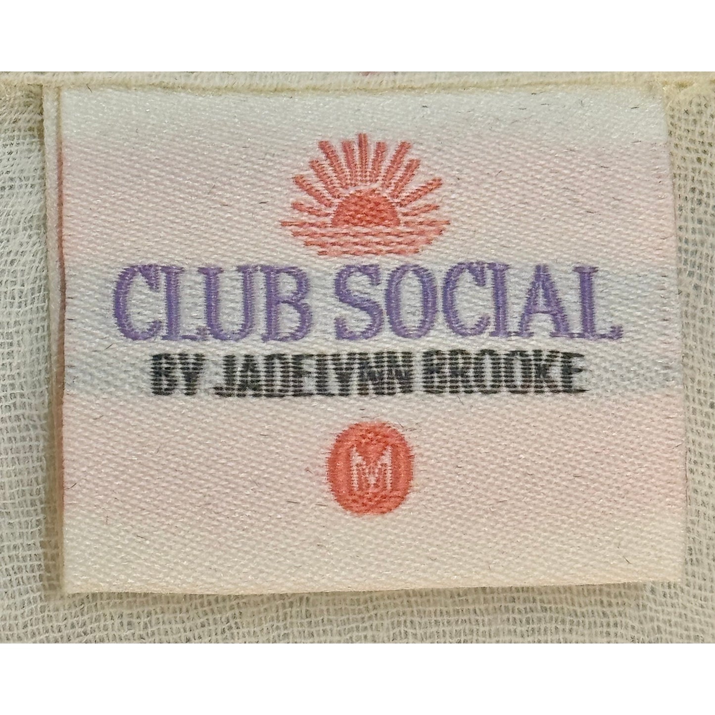 Club Social  Gauze Button Shirt Long Sleeve  NWT Size M