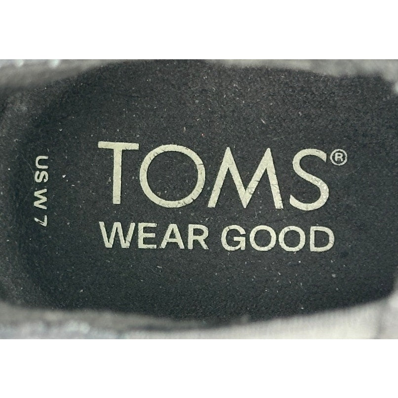 Toms NWT Women Maude Forged Iron Suede Side Zip Ankle Boots 7