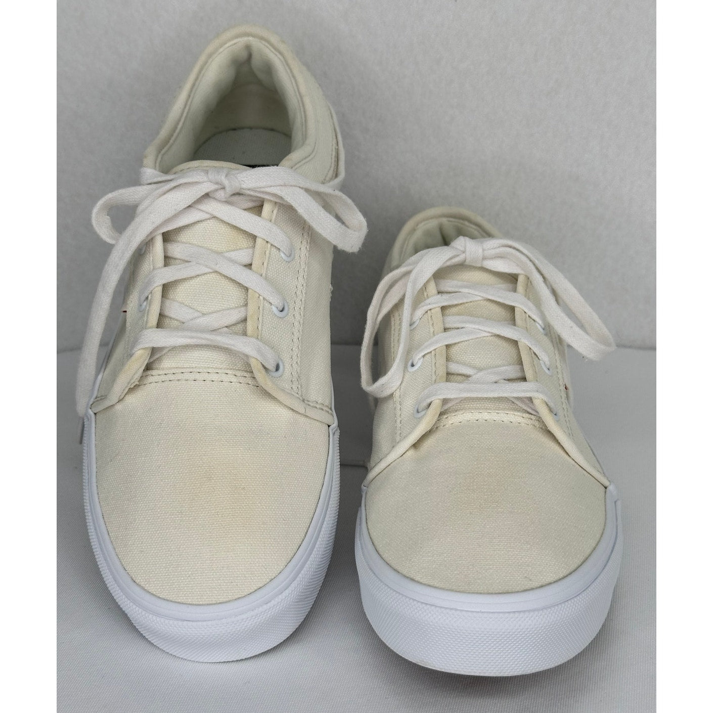 Vans Pro White Off The Wall Cushioned Canvas Low Top Sneakers Youth 6