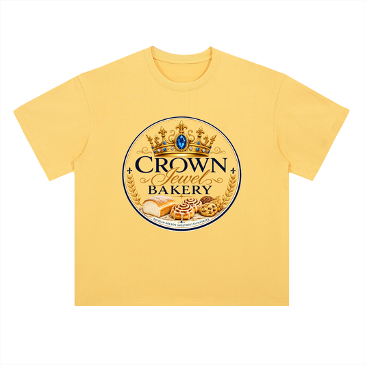Crown Jewel Bakery Heavyweight Drop Shoulder Cotton T-Shirt