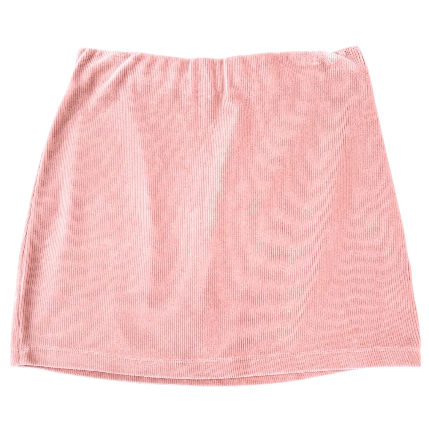 Wild Fable Soft Pink Corduroy Elastic Waist Mini Skirt L