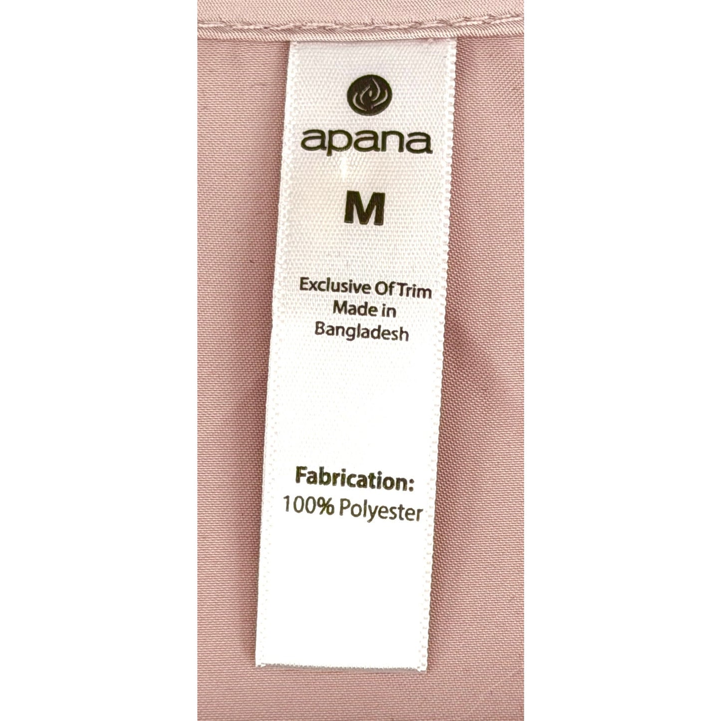 Apana Yoga  Lavender Zip Cinch Windbreaker Lightweight Jacket M