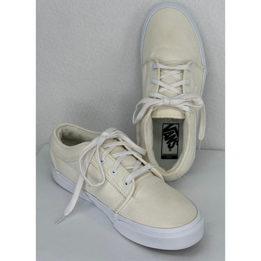 Vans Pro White Off The Wall Cushioned Canvas Low Top Sneakers Youth 6