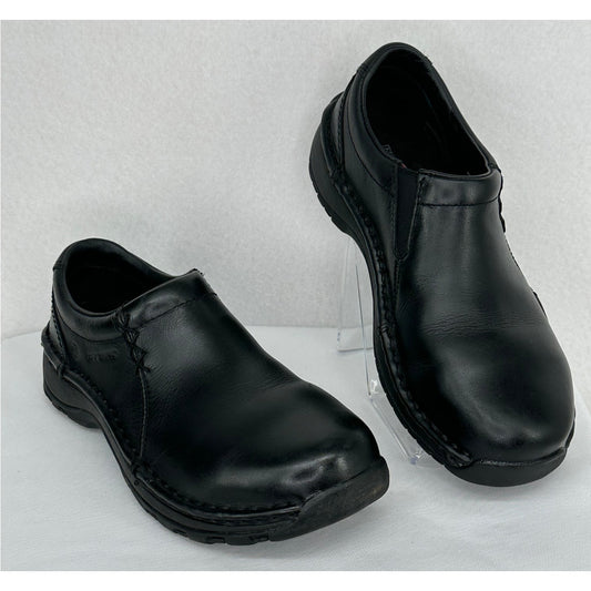 Red Wing Shoes Steel Toe Safety Black Leather Oil Resistant Women's Size 7